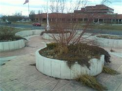 Decker Lake Planter Boxes Before